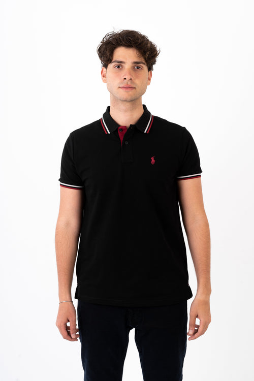 POLO RALPH LAUREN LOGO POLO SHIRT - Slim Fit Size Image
