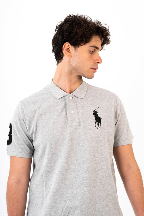 POLO RALPH LAUREN LOGO POLO SHIRT - Custom Slim Fit Size Image