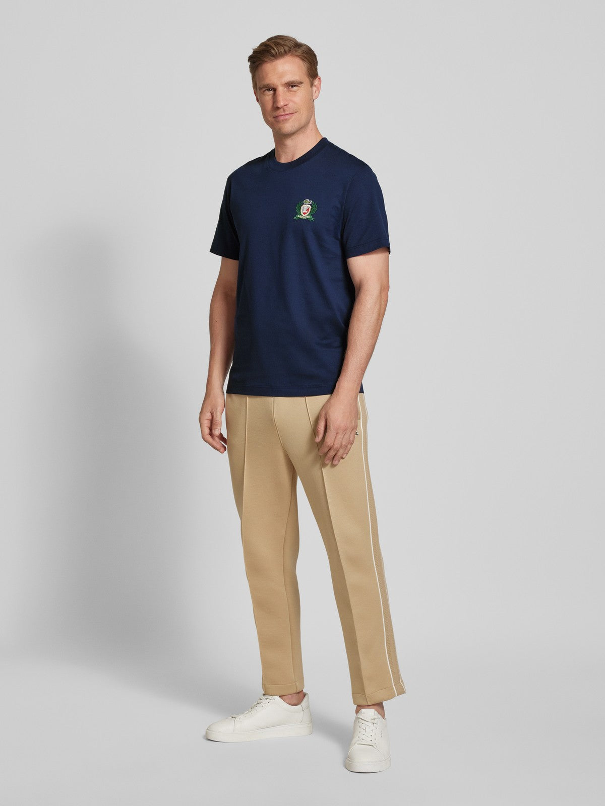Lacoste T-shirt WITH Embroidery -PRINT LOGO - Regulars Fit
