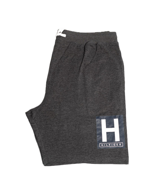 TOMMY HILFIGER  Logo Print Cotton - Blend Track Shorts